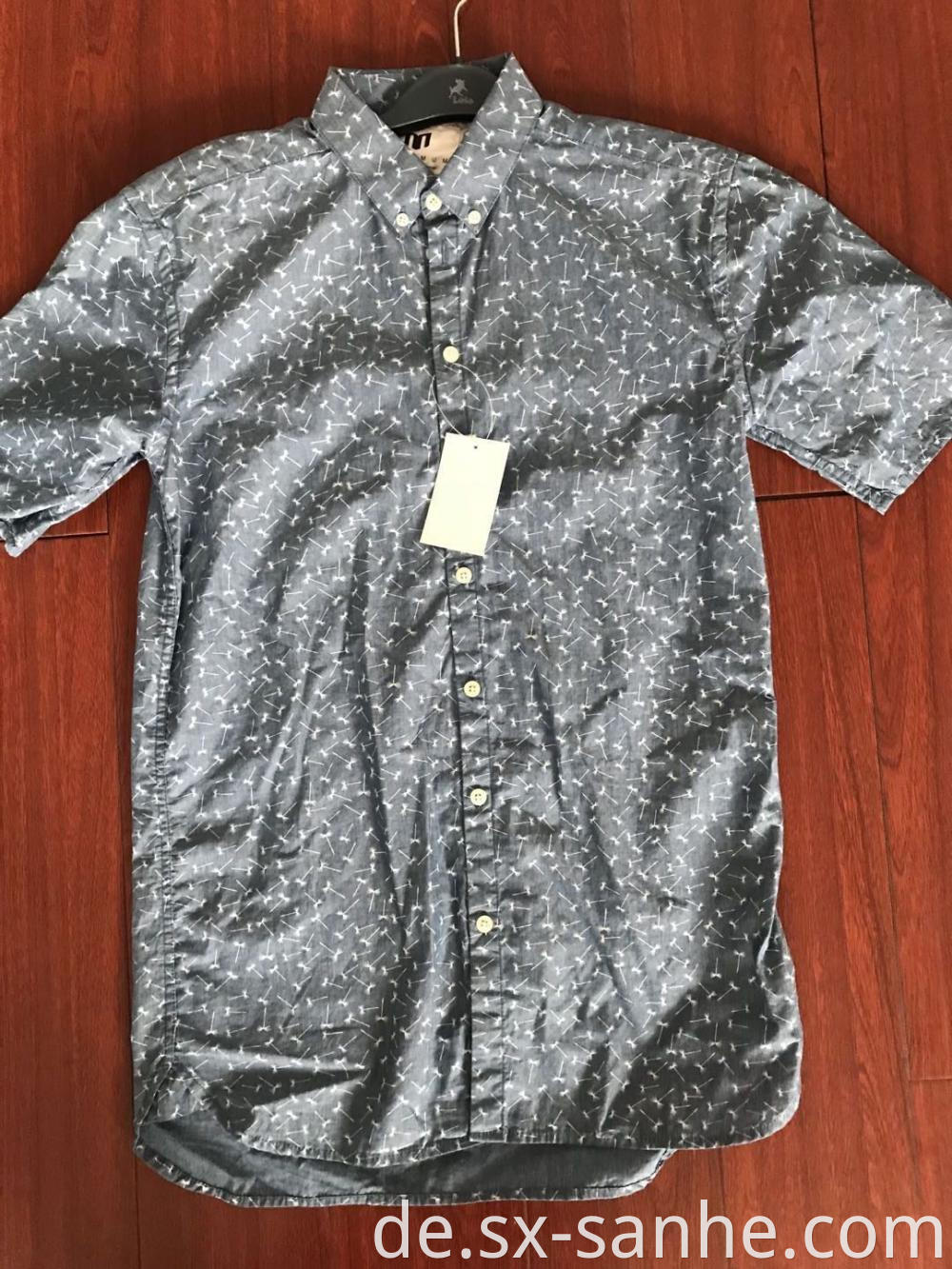 Pure Cotton Printed Men's Shirt